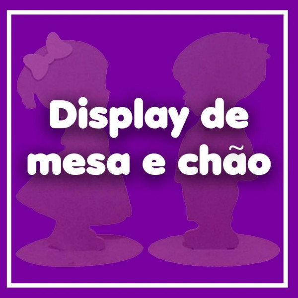 Kit 7 Peças Displays Chão e Mesa Galinha Pintadinha em Promoção na