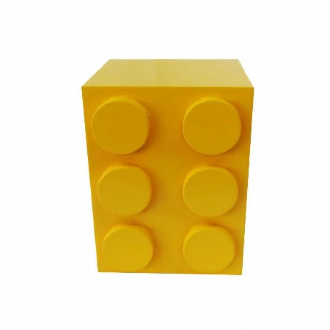 Cubo Lego Retangular Amarelo