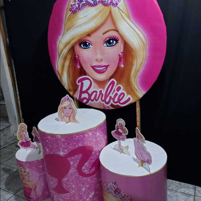 Decoração Barbie (Pegue e monte)
