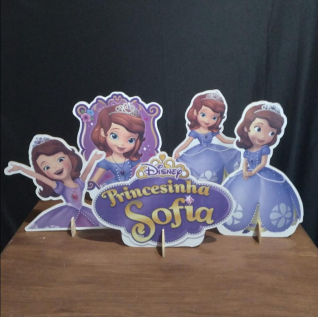 Display de mesa Princesinha Sofia - 5 peças
