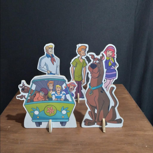 Display de mesa Scooby Doo  - 6 peças