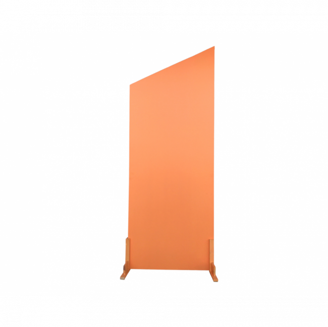 Painel laranja diagonal 84,5L x 221A cm
