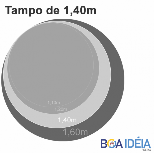 TAMPO REDONDO DE MDF 1,40M