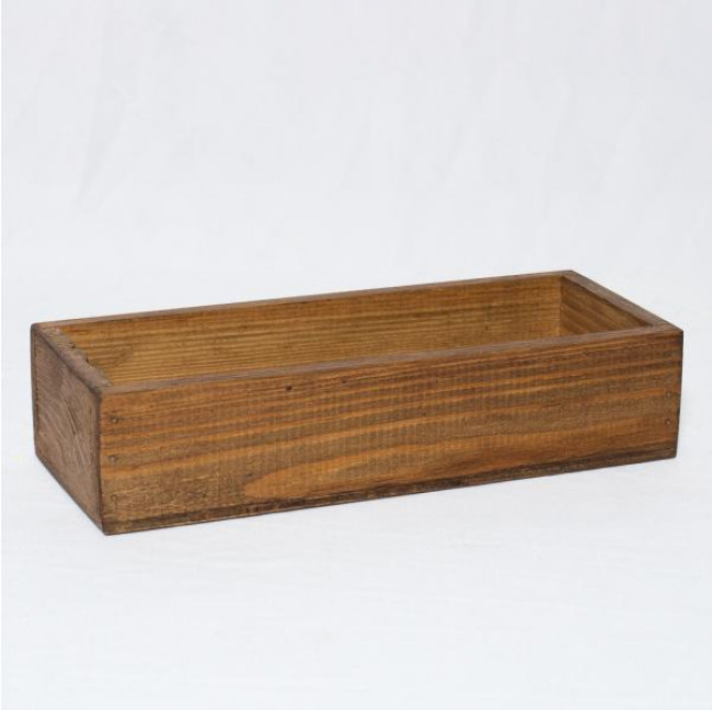 caixa de madeira retangular